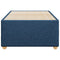 vidaXL Bed Frame without Mattress Blue 100x200 cm Fabric