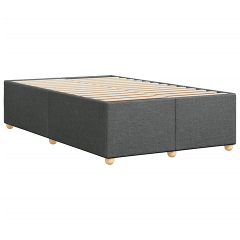 vidaXL Bed Frame without Mattress Dark Grey 120x190 cm Small Double Fabric