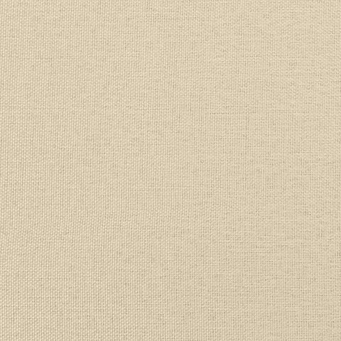 vidaXL Bed Frame without Mattress Cream 120x190 cm Small Double Fabric