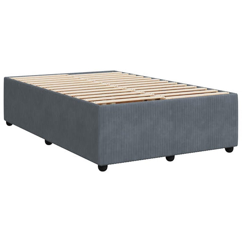 vidaXL Bed Frame without Mattress Dark Grey 120x190 cm Small Double Velvet