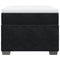 vidaXL Box Spring Bed with Mattress Black 90x200 cm Velvet