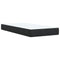 vidaXL Box Spring Bed with Mattress Black 90x200 cm Velvet