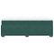 vidaXL Box Spring Bed with Mattress Dark Green 90x200 cm Velvet