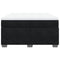 vidaXL Box Spring Bed with Mattress Black 140x200 cm Velvet