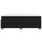 vidaXL Box Spring Bed with Mattress Black 140x200 cm Velvet