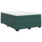 vidaXL Box Spring Bed with Mattress Dark Green 140x200 cm Velvet