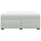 vidaXL Box Spring Bed with Mattress Light Grey 180x200 cm Velvet