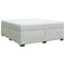 vidaXL Box Spring Bed with Mattress Light Grey 180x200 cm Velvet