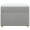 vidaXL Box Spring Bed with Mattress Light Grey 90x200 cm Fabric
