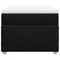 vidaXL Box Spring Bed with Mattress Black 90x200 cm Fabric