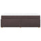 vidaXL Box Spring Bed with Mattress Dark Brown 90x200 cm Fabric