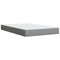 vidaXL Box Spring Bed with Mattress Light Grey 120x200 cm Fabric
