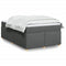 vidaXL Box Spring Bed with Mattress Dark Grey 120x200 cm Fabric