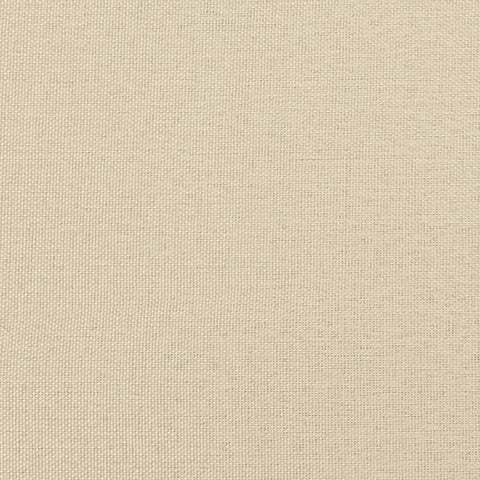 vidaXL Box Spring Bed with Mattress Cream 120x200 cm Fabric