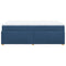 vidaXL Box Spring Bed with Mattress Blue 120x200 cm Fabric