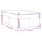 vidaXL Box Spring Bed with Mattress Blue 140x200 cm Fabric