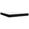 vidaXL Box Spring Bed with Mattress Black 180x200 cm Fabric