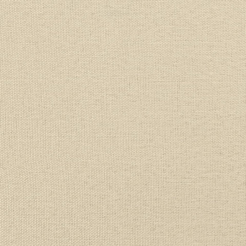 vidaXL Box Spring Bed with Mattress Cream 180x200 cm Fabric