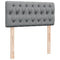 vidaXL Box Spring Bed with Mattress Light Grey 90x200 cm Fabric