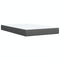 vidaXL Box Spring Bed with Mattress Dark Grey 90x200 cm Fabric