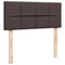vidaXL Box Spring Bed with Mattress Dark Brown 120x190 cm Fabric