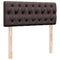 vidaXL Box Spring Bed with Mattress Dark Brown 120x190 cm Fabric
