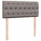 vidaXL Box Spring Bed with Mattress Taupe 120x190 cm Fabric