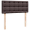 vidaXL Box Spring Bed with Mattress Dark Brown 120x190 cm Fabric