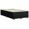 vidaXL Box Spring Bed with Mattress Black 120x200 cm Fabric