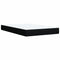 vidaXL Box Spring Bed with Mattress Black 120x200 cm Fabric