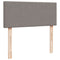 vidaXL Box Spring Bed with Mattress Taupe 120x200 cm Fabric
