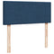 vidaXL Box Spring Bed with Mattress Blue 120x200 cm Fabric