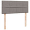 vidaXL Box Spring Bed with Mattress Taupe 120x200 cm Fabric