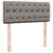 vidaXL Box Spring Bed with Mattress Taupe 120x200 cm Fabric