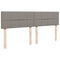 vidaXL Box Spring Bed with Mattress Taupe 180x200 cm Fabric