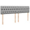 vidaXL Box Spring Bed with Mattress Light Grey 180x200 cm Fabric