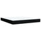 vidaXL Box Spring Bed with Mattress Black 180x200 cm Fabric