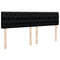 vidaXL Box Spring Bed with Mattress Black 180x200 cm Fabric