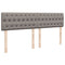 vidaXL Box Spring Bed with Mattress Taupe 180x200 cm Fabric