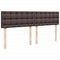 vidaXL Box Spring Bed with Mattress Dark Brown 180x200 cm Fabric
