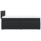 vidaXL Box Spring Bed with Mattress Black 80x200 cm Faux Leather
