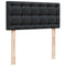 vidaXL Box Spring Bed with Mattress Black 80x200 cm Faux Leather