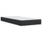 vidaXL Box Spring Bed with Mattress Black 80x200 cm Faux Leather