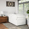 vidaXL Box Spring Bed with Mattress White 80x200 cm Faux Leather