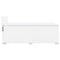 vidaXL Box Spring Bed with Mattress White 80x200 cm Faux Leather