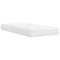 vidaXL Box Spring Bed with Mattress White 80x200 cm Faux Leather