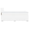 vidaXL Box Spring Bed with Mattress White 90x190 cm Faux Leather