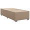 vidaXL Box Spring Bed with Mattress Cappuccino 90x190 cm Faux Leather