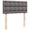 vidaXL Box Spring Bed with Mattress Grey 100x200 cm Faux Leather