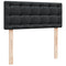 vidaXL Box Spring Bed with Mattress Black 120x190 cm Faux Leather